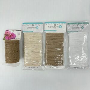 Twine and Jute White, Cream and Brown